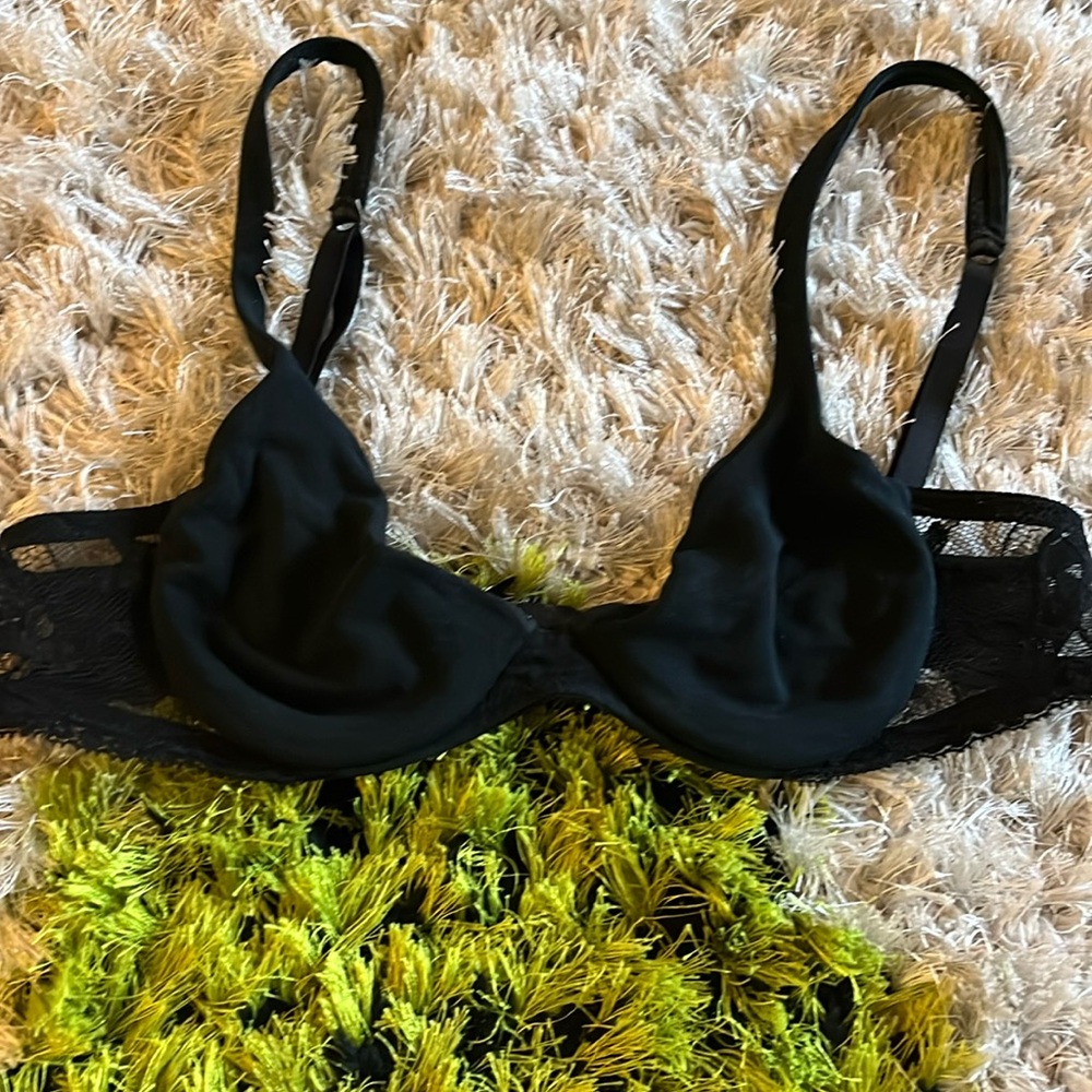 La Perla Lace and Cotton Underwire Bra